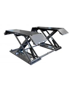 MOBILE SCISSOR LIFT DUAL CYLINDER LOW RAISE 230V 3T