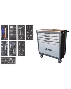 4 DRAWERS + 214 HGV TOOL DOOR ROLLER CABINET