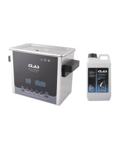 BAC A ULTRASONS 3L 100W 40KHz + SOLUTION DE NETTOYAGE CONCENTREE 25%