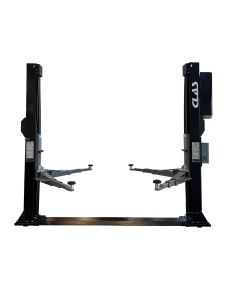 2 STOLPAR ASYMETRISK STOLPLIFT MED KÄLLARE 400V 4T 2ARMS 1.10+1.50m