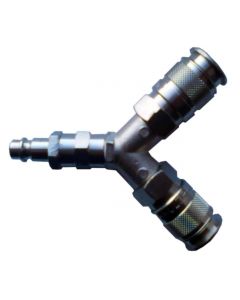 PNEUMATIC Y-ADAPTER FOR 2 OPERATORS